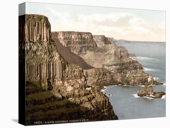 Pleaskin Head, Giant's Causeway, 1890s-Science Source-Premier Image Canvas