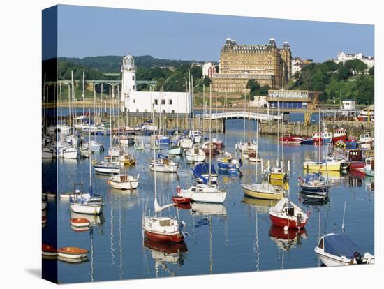Pleasure Boats in the Harbour at Scarborough, North Yorkshire, England, UK-Robert Francis-Premier Image Canvas