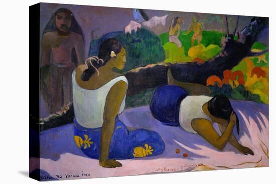 Pleasures of the Evil Spirit, (Arearea No Vareua Ino), 1894-Paul Gauguin-Premier Image Canvas