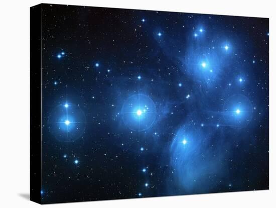 Pleiades Star Cluster (M45)-null-Premier Image Canvas