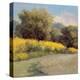 Plein Air Lavender and Yellow-Jill Schultz McGannon-Stretched Canvas