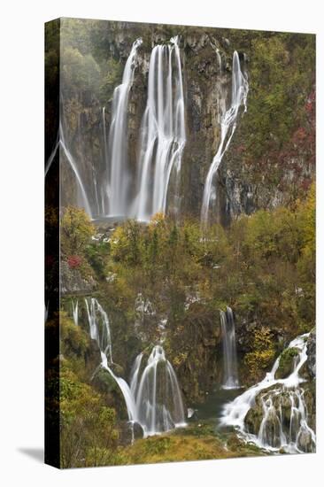 Plitvicka Slap and Sastavci Waterfalls, Plitvice Lakes National Park, Croatia, October 2008-Biancarelli-Premier Image Canvas