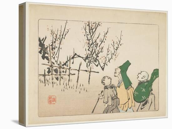 Plum Blossoms, C. 1877-Shibata Zeshin-Premier Image Canvas