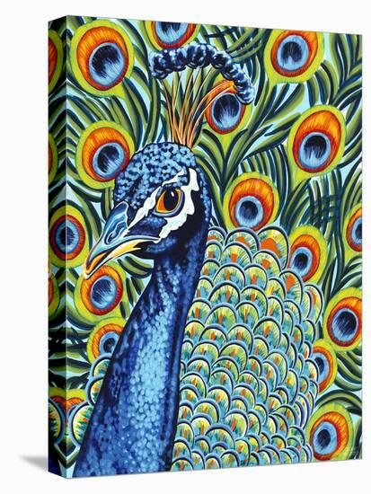 Plumed Peacock I-Carolee Vitaletti-Stretched Canvas