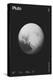 Pluto : Minimal Planets Datas, 2023 (Digital)-Florent Bodart-Premier Image Canvas
