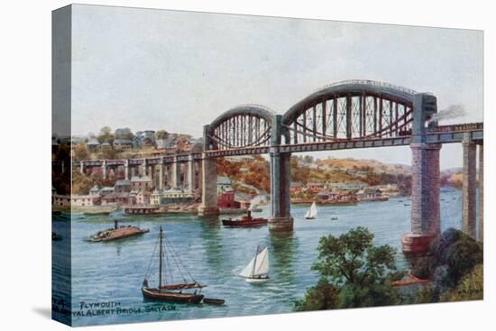 Plymouth, Royal Albert Bridge, Saltash-Alfred Robert Quinton-Premier Image Canvas