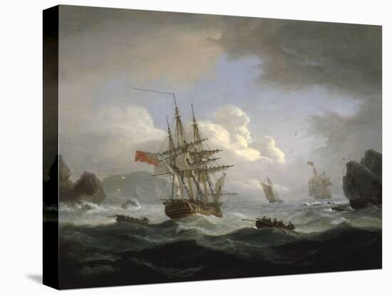 Plymouth Sound, 1829-Thomas Luny-Premier Image Canvas