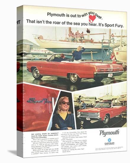 Plymouth Sport Fury Convertible-null-Stretched Canvas