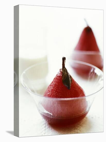 Poached Pears in Red Wine-Debi Treloar-Premier Image Canvas