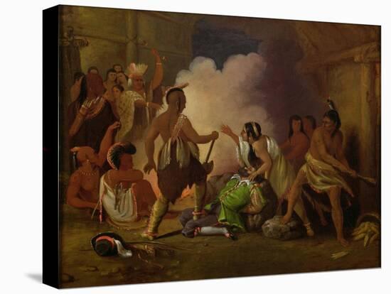 Pocahontas Saving the Life of Captain John Smith, C.1836-40-John Gadsby Chapman-Premier Image Canvas