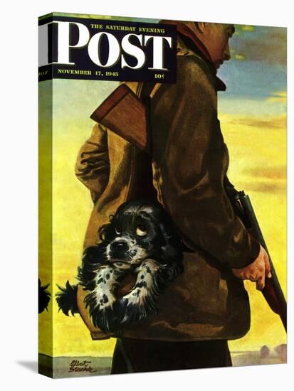 "Pocket Pal," Saturday Evening Post Cover, November 17, 1945-Albert Staehle-Premier Image Canvas