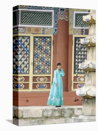 Pohyonsa Buddhist Temple, Myohyangsan, North Korea, Asia-Anthony Waltham-Premier Image Canvas