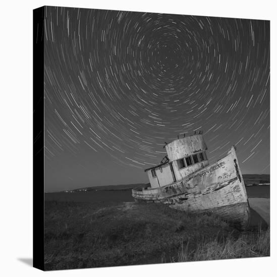 Point Reyes 1, Black and White-Moises Levy-Stretched Canvas