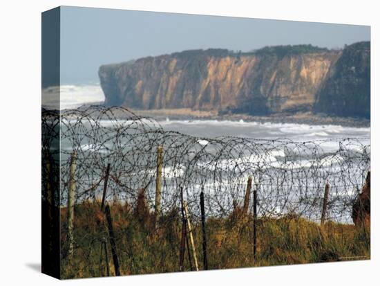 Pointe Du Hoc, Site of D-Day Landings in June 1944 During Second World War, Omaha Beach, France-David Hughes-Premier Image Canvas