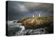 Pointe Saint Mathieu lighthouse  stormy time-Philippe Manguin-Premier Image Canvas