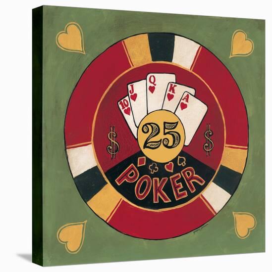 Poker - $25-Gregory Gorham-Stretched Canvas