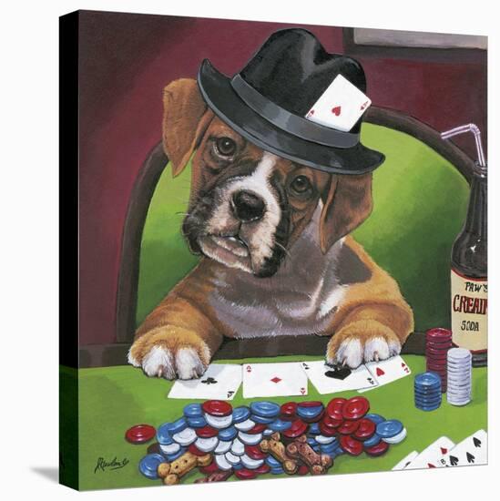 Poker Dogs 2-Jenny Newland-Premier Image Canvas