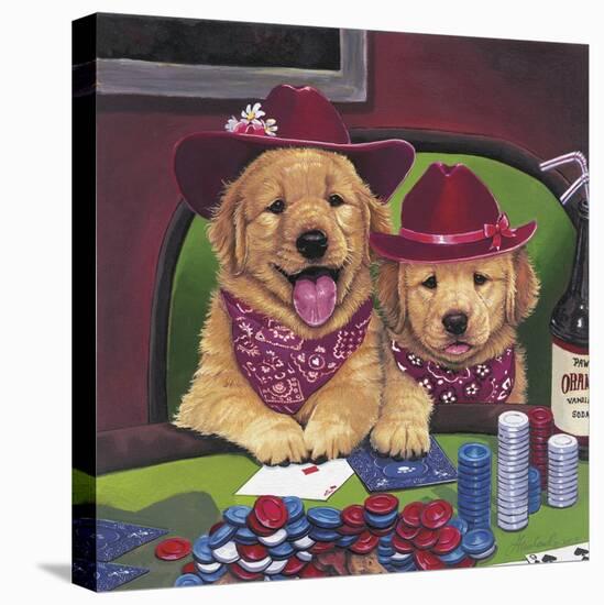 Poker Dogs-Jenny Newland-Premier Image Canvas