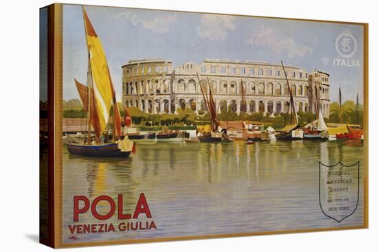 Pola Venezia Giulia Poster-Leopoldo Metlicovitz-Premier Image Canvas