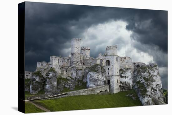 Poland. Composite of Ogrodzieniec Castle-Jaynes Gallery-Premier Image Canvas