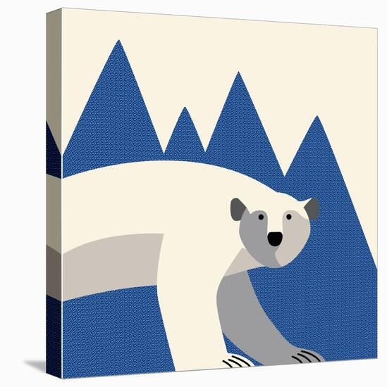 polar bear mountain-null-Premier Image Canvas