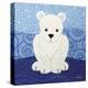Polar Bear-Betz White-Stretched Canvas