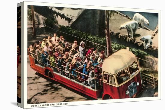 Polar Bears at Zoo, San Diego, California-null-Stretched Canvas