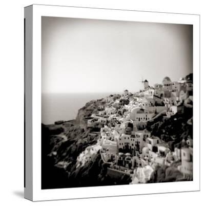 'Polaroid of View of the Village of Oia, Santorini, Cyclades, Greek ...
