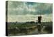 Polder Landscape with Windmill Near Abcoude, C. 1870-Willem Roelofs-Premier Image Canvas