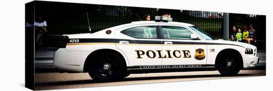 Police Car, US Secret Service, Stationed in Front of the White House, Washington D.C-Philippe Hugonnard-Premier Image Canvas