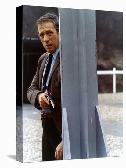 POLICE PYTHON, 1976 directed by ALAIN CORNEAU Yves Montand (photo)-null-Stretched Canvas