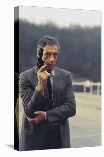 POLICE PYTHON, 1976 directed by ALAIN CORNEAU Yves Montand (photo)-null-Stretched Canvas