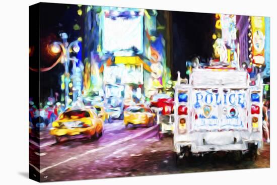 Police Truck - In the Style of Oil Painting-Philippe Hugonnard-Premier Image Canvas