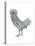 Polish (Gallus Gallus Domesticus), Rooster, Poultry, Birds-Encyclopaedia Britannica-Stretched Canvas