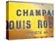 Polished Brass Sign at Winery of Louis Roederer, Reims, Champagne, Marne, Ardennes, France-Per Karlsson-Premier Image Canvas