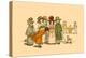 Polite Manners-Kate Greenaway-Stretched Canvas