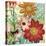 Polka Dot Dahlia-Walter Robertson-Stretched Canvas