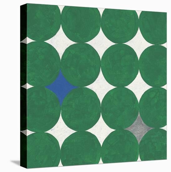 Polka Dot Emerald-Tom Grijalva-Stretched Canvas