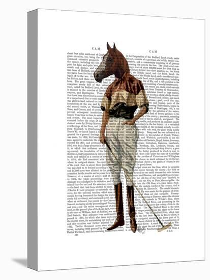 Polo Horse Full-Fab Funky-Stretched Canvas