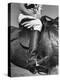 Polo Player Wearing Intricately Tooled Boots-Carl Mydans-Premier Image Canvas