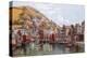 Polperro Harbour-Alfred Robert Quinton-Premier Image Canvas