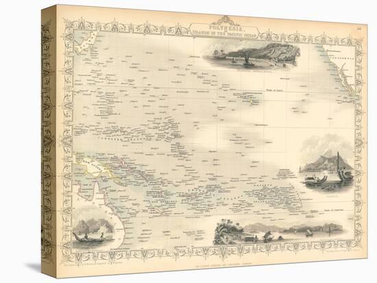 Polynesia, or Islands in the Pacific Ocean, C. 1850-John Rapkin-Premier Image Canvas