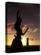 Polynesian Dancer, Ahu Tahai, Easter Island-Angelo Cavalli-Premier Image Canvas