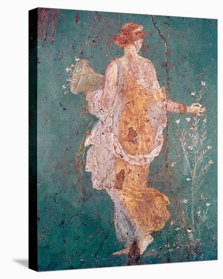 Pompeii Fresco II-The Vintage Collection-Stretched Canvas