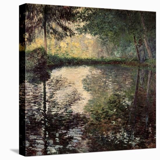 Pond at Montgeron, C1876-Claude Monet-Premier Image Canvas