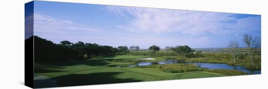 Pond on a Golf Course, the Currituck Club, Corolla, Outer Banks, North Carolina, USA-null-Premier Image Canvas