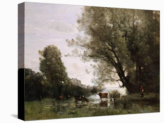 Pond's Edge in Normandy-Henry Thomas Alken-Premier Image Canvas