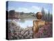 Pond with Wall-Judy Mastrangelo-Premier Image Canvas