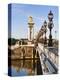 Pont Alexandre-III and Dome des Invalides over Seine river-Rudy Sulgan-Premier Image Canvas