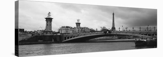 Pont Alexandre III and Eiffel Tower-Murat Taner-Stretched Canvas